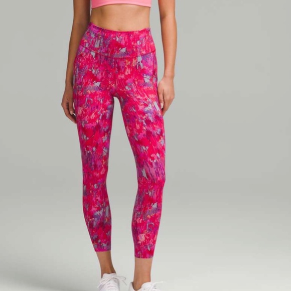 Lululemon Athletica Vibrant Pink Leggings - Picture 1 of 8
